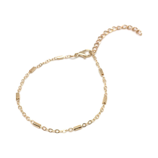 Βραχιόλι Αλυσίδα με Σωληνάκια / Chain Bracelet with Tubes