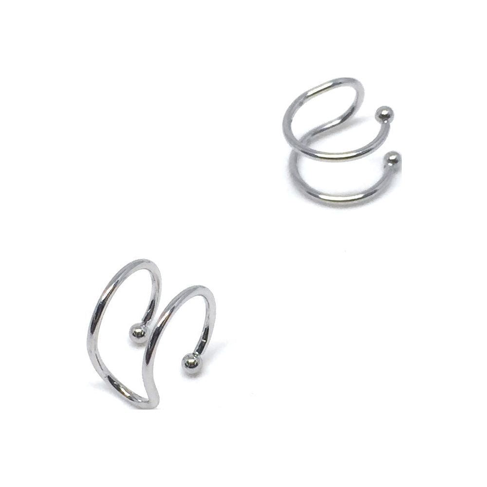 Ear Cuffs με Σφαίρα στο Τελείωμα / Sphere Ending Ear Cuffs