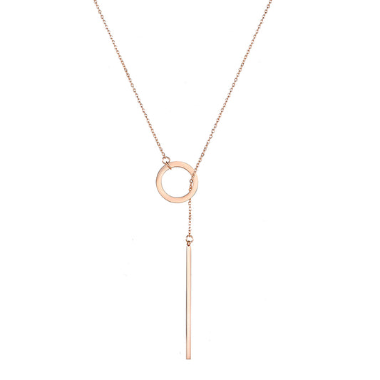 Κολιέ Κύκλος Μπάρα / Circle Bar Necklace