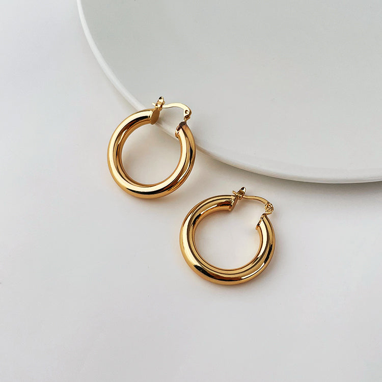 Σκουλαρίκια Κρίκοι Μεσαίοι / Hoops Earrings Medium