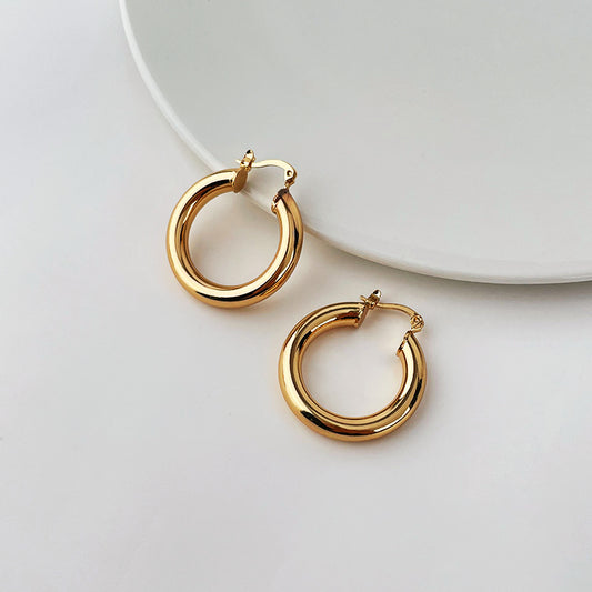 Σκουλαρίκια Κρίκοι Μεσαίοι / Hoops Earrings Medium